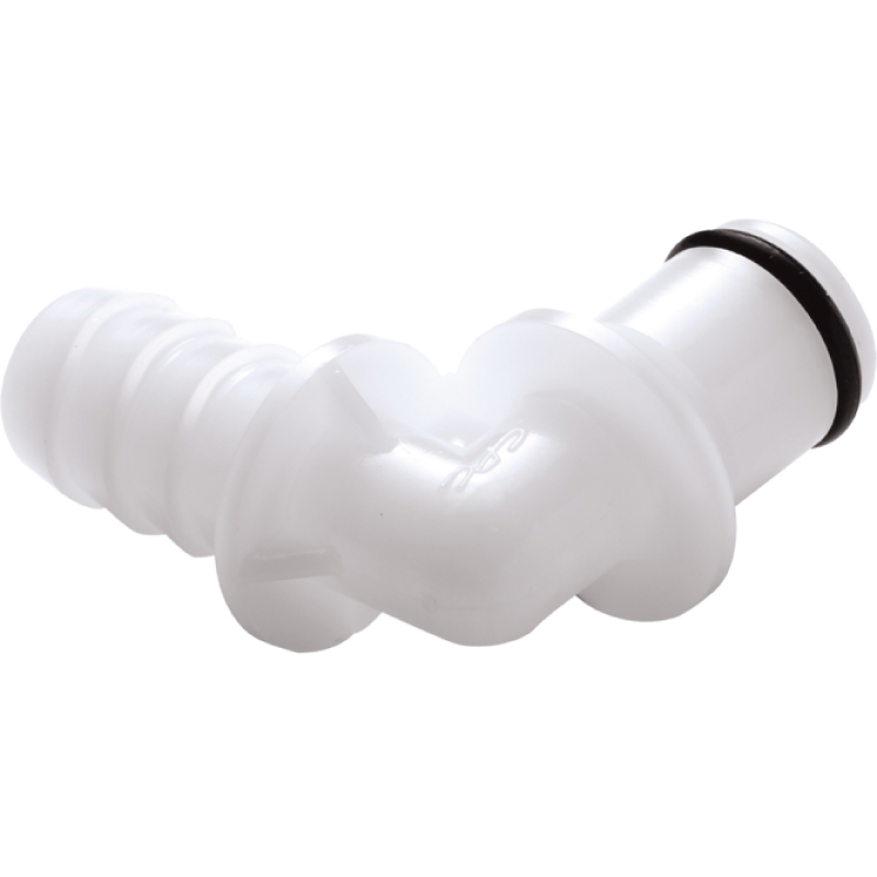 Raccord de laboratoire  | Accouplement à fermeture rapide Mâle têton angulaire avec embout de tuyau Burkle | BUR-8775-1040_1