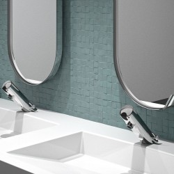 Delabie Robinetterie  | Mitigeur électronique inox TEMPOMATIC MIX 4 DELABIE 490006 | DEL-490006