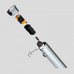 Delabie Robinetterie  | Mitigeur de lavabo automatique inox TEMPOMATIC MIX 4 DELABIE 490006LH | DEL-490006LH