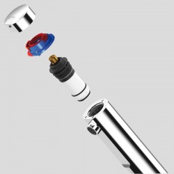 Delabie Robinetterie  | Mitigeur lavabo temporisé robinets d'arrêt TEMPOMIX 3 - DELABIE 794000 | DEL-794000