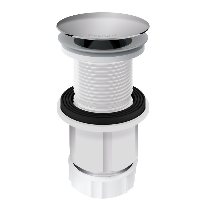 Accessoires robinetterie  | Bonde de lavabo hygiénique sans garde d’eau DELABIE 621 | DEL-621