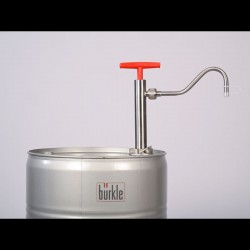 Pompe vide-fût en inox - coude de sortie Inox 304 Burkle 5601-0800