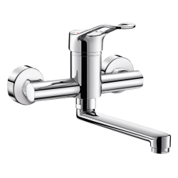 Delabie Robinetterie  | Mitigeur de lavabo à équilibrage de pression mural DELABIE 2446EPS | DEL-2446EPS