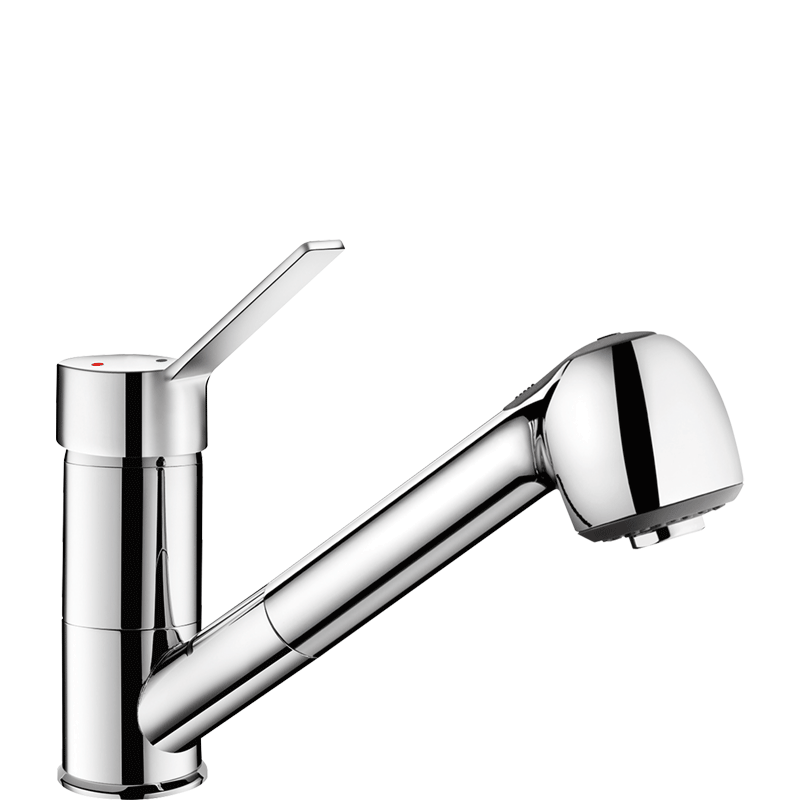 Delabie Robinetterie  | Mitigeur d'évier mécanique avec douchette extractible DELABIE 2211 | DEL-2211