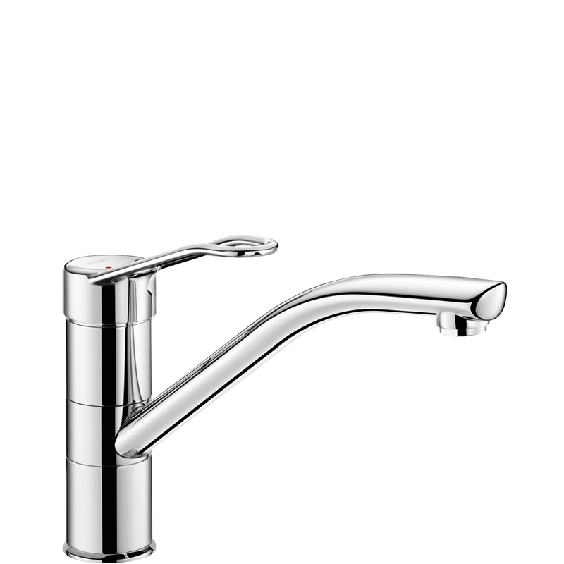 Delabie Robinetterie  | Mitigeur d'évier mécanique avec bec orientable H155 L230 DELABIE 2510 | DEL-2510