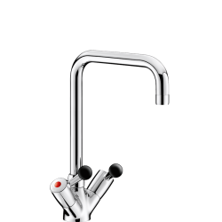 Delabie Robinetterie  | Mélangeur monotrou sur plage 45 litres / minute DELABIE 5640T3 | DEL-5640T3