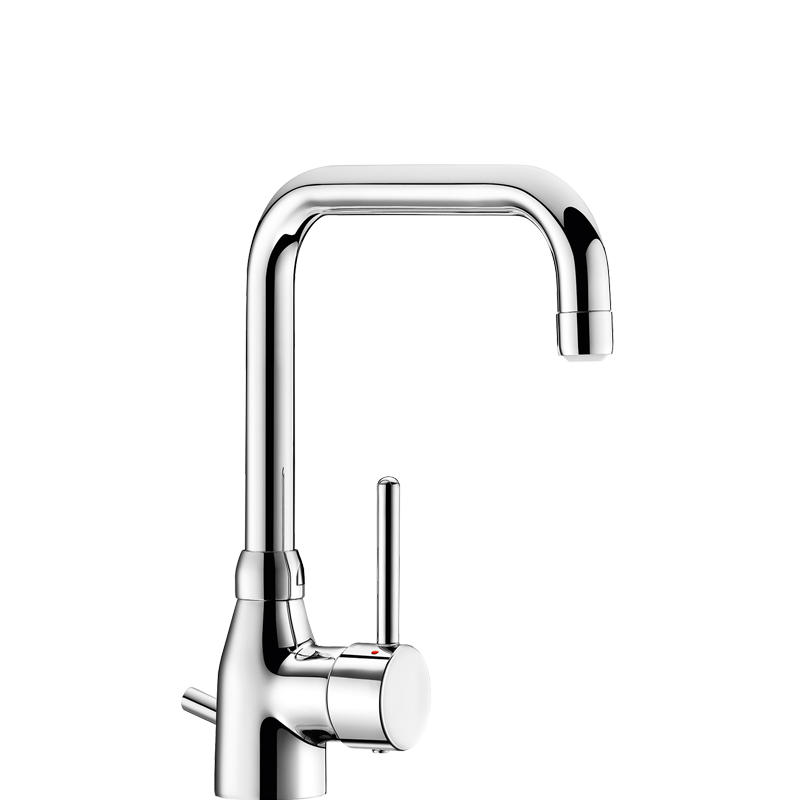 Delabie Robinetterie  | Mitigeur de lavabo avec bec orientable H.195 L.150 tirette de vidange DELABIE 2506T1 | DEL-2506T1