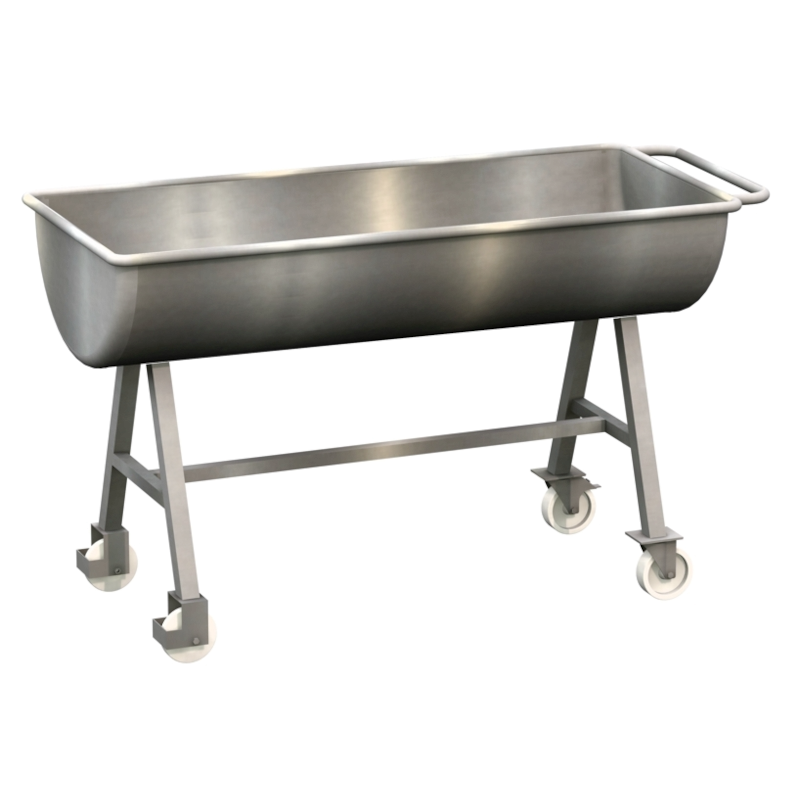 Cuve et Pétrin inox | Pétrin inox 4 roues 150, 200 et 300 litres | BRO-3470101_1