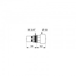 Pièces de rechange | Cartouche temporisée mécanisme pour TEMPOSTOP lavabo DELABIE 743005 | DEL-743005