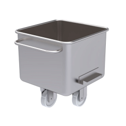 Cuve et Pétrin inox | Cuve bac Europe en inox 316 avec poignées de basculement 200 litres | BRO-3320200-V4A