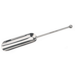 Pelle inox de laboratoire | Pelle à doser en inox avec bouton à long manche 4 tailles Bochem | BOC-3600_1