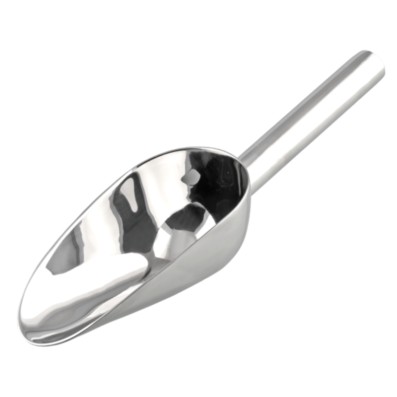 Pelle inox de laboratoire | Pelle inox alimentaire économique de 100 à 300 ml FoodScoop | SAM-A643-100_1