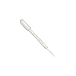 Micropipette | Pipette Pasteur transparente graduée LDPE 0.2 ml non stérile 1000 pièces | ROG-DLB022