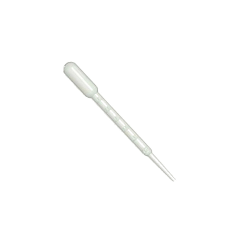 Micropipette | Pipette Pasteur transparente graduée LDPE 0.2 ml non stérile 1000 pièces | ROG-DLB022