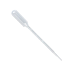 Micropipette | Pipette Pasteur transparente graduée LDPE 1 ml stérile 200 pièces | ROG-DLB030
