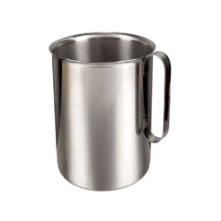 Béchers Inox | Bécher Inox 316L à bord verseur et anse série 2010 100 à 5000 ml | AGE-2010A_1