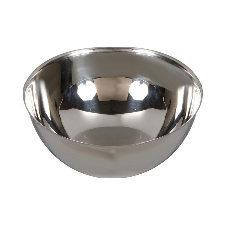 Bols Inox | Cupule à fond plat sans bec en inox 304L de 20 à 4500 ml | AGE-304SSB_1