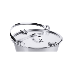Seau Inox | Couvercle à grenouillère pour seau en inox | COT-417007_1