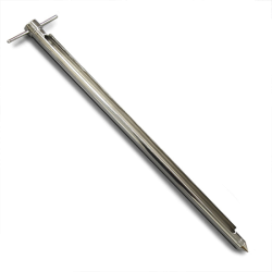 Prélèvement de poudre | Canne de prélèvement de poudre inox 316L de 190 à 520 ml | 2250A-600_1