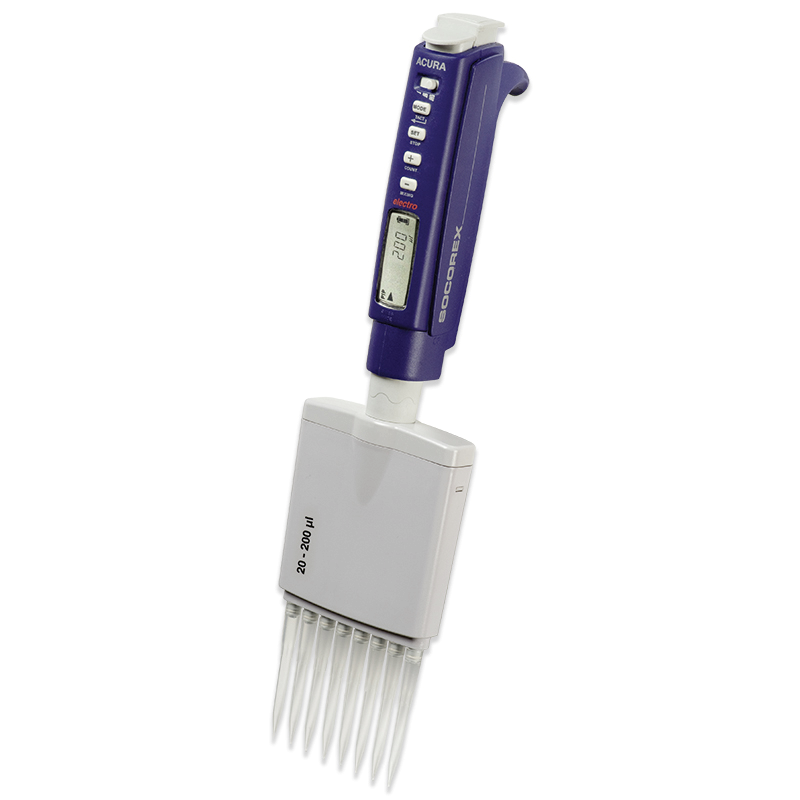 Micropipette | Acura® electro 956 pipette électronique multicanaux SOCOREX | SOC-956.08.010_1