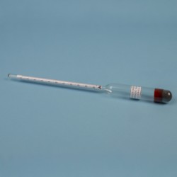 Micropipette | Alcoomètre pèse-moût 0-20º Be et 4-22 % alcool avec certificat de lot | ROG-KLL008