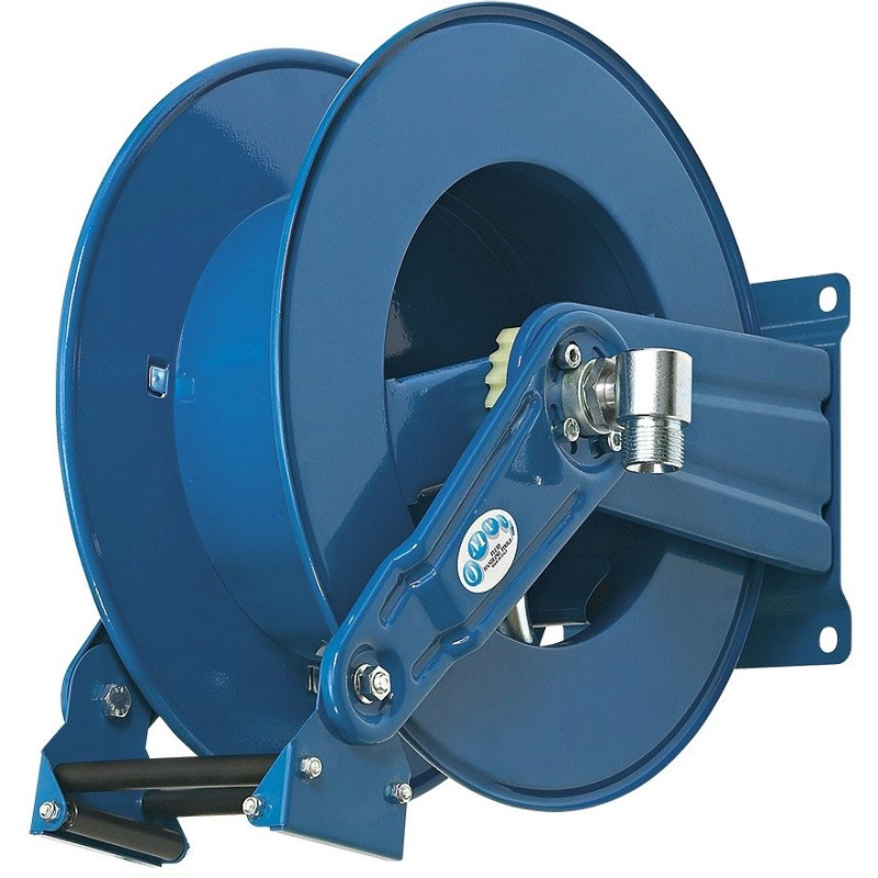 Enrouleur automatique Gasoil | Enrouleur automatique en acier peint Gazole 20 bars pour tuyau 17 m 3/4" | OMP-36215