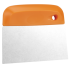 Vikan Grattoir Coupe-Pâte Racloir lame en acier inoxydable flexible, 146 mm 5 couleurs 4057 : Couleur :Orange