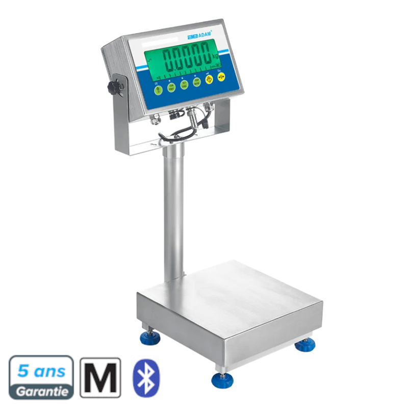 Balance Commerce | Balance inox étanche homologuée IP68 Gladiator 2 à 100g 6 à 300kg Adam Equipment | GGS6M_1