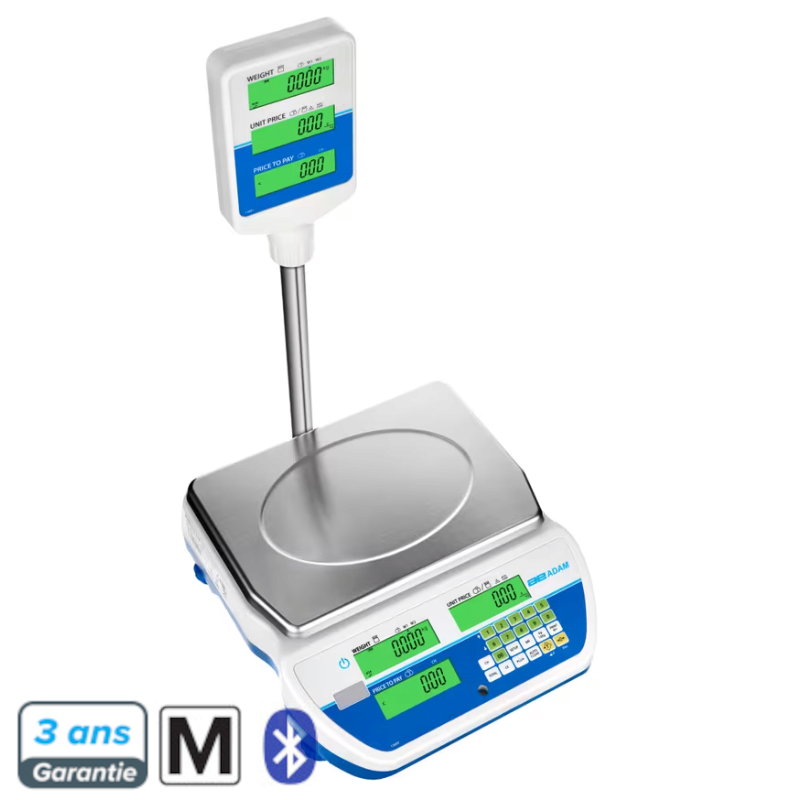 Balance de précision | Balance poids prix homologuée Swift 1.5 à 30 Kg - 0.1 à 5g - ADAM Equipment | SWZ3DP_1