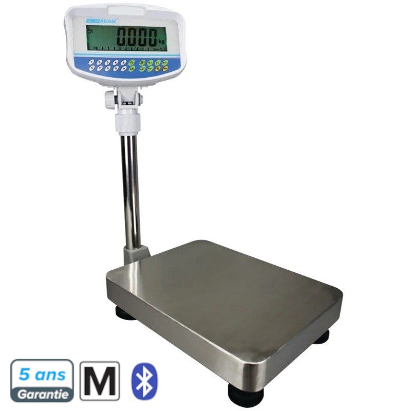 Balance de précision | Balance de comptoir homologuée GBK Mplus 6 à 150 kg - 2 à 50g ADAM Equipment | GBK6MPlus_1