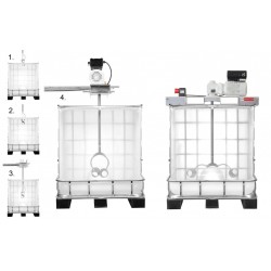 VISCO JET® VJ350 Agitateur conteneur IBC de 600 à 1000 litres