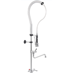 Robinetterie et douchette | Douchette de prélavage avec mélangeur 1/4 de tour et robinet de puisage | MAD-5553AZ