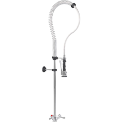 Robinetterie et douchette | Douchette de prélavage avec mélangeur 1/4 de tour sans robinet de puisage | MAD-5551AZ