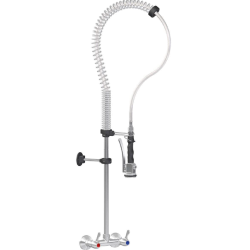 Douchette de prélavage | Douchette de prélavage murale avec mélangeur 1/4 de tour sans robinet de puisage | MAD-5556AZ