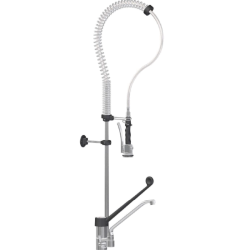 Douchette de prélavage | Douchette de prélavage commande au coude et robinet de puisage | MAD-5553CC