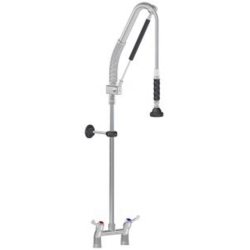 Douchette de prélavage | Douchette de prélavage automatique avec mélangeur 1/4 de tour sans robinet de puisage | MAD-5554MA