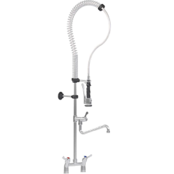 Douchette de prélavage | Douchette de prélavage avec mélangeur 1/4 de tour et robinet de puisage | MAD-5552AZ