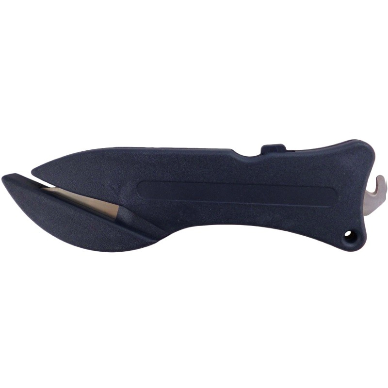 Cutter détectable | Cutter détectable de sécurité jetable Fish 2000 avec crochet arrière lame inox | SAF-F20606MB
