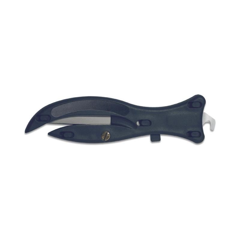 Cutter détectable | Cutter détectable de sécurité Requin avec lame crochet lame inox | SAF-H1408MB_1