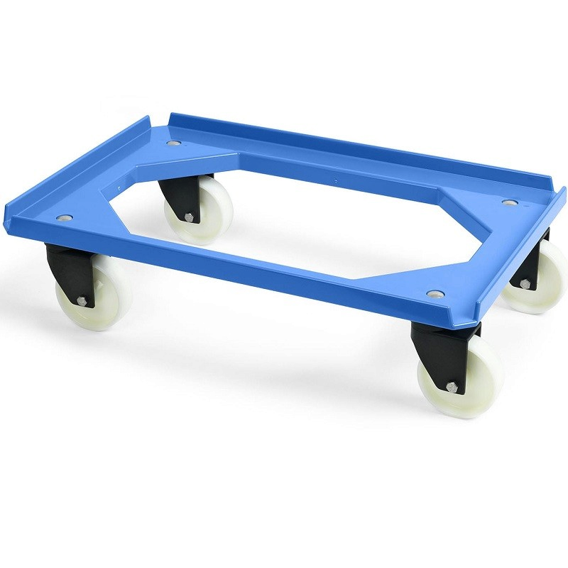 Chariot roule bac | Chariot roule bac 250Kg roulettes pivotantes polypropylène 5 couleurs | MM-20300_1