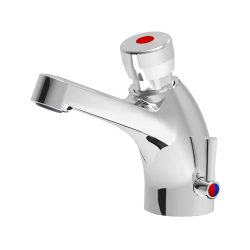 Robinetterie laverie  | Robinet temporisé à poser eau chaude/froide 1/2'' - 15 secondes - 5 bars | MAD-5548PM