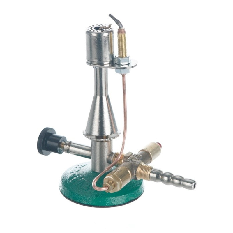 Becs à gaz et tuyaux | Bec de sécurité avec robinet à pointeau gaz naturel ou propane 1300°C Bochem™ | BOC-7400S_1