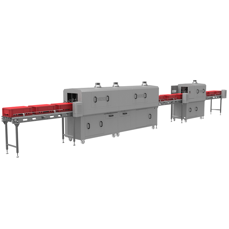 Tunnel de lavage | Tunnel de lavage 3000 caisses à l'heure NIEROS | CL-T3000