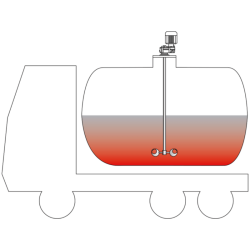 VISCO JET® VJ510 Agitateur pour réservoir horizontal et camion de transport