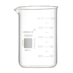 Becher en verre | Bécher forme basse en verre borosilicaté 3.3 de 25 ml à 3000 ml | 10VBLG00025_1