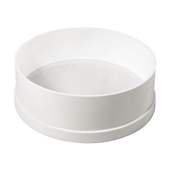 Tamis d'analyse inox  | Tamis plastique polypropylène maille 1 mm Ø 230 mm x Hauteur 82 mm | COT-7615230