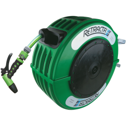 Enrouleur automatique PVC | Enrouleur automatique de jardin 18 mètres RED-DR418G RETRACTA macnaught | RED-DR418G