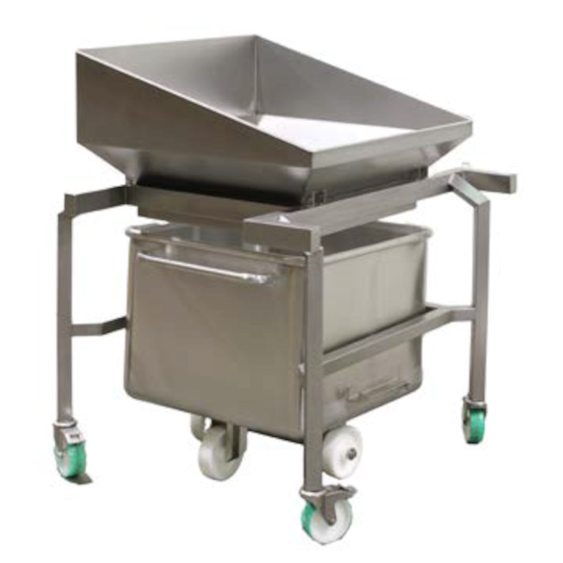 Bac cuve Europe | Chariot trémie pour cuve Europe 200 litres et 300 litres | BRO-3320200-ZSYP