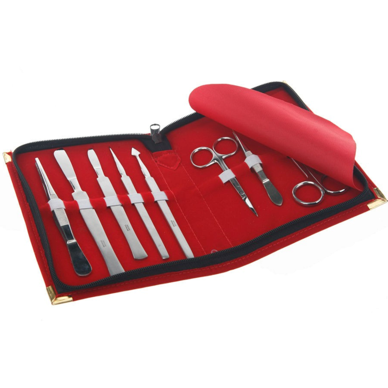 Pince de laboratoire | Trousse de dissection 8 instruments Bochem™ 12017 | BOC-12017