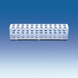 Support tubes à essais et pipettes | Porte tubes à essais polypropylène pour 12 et 24 tubes VITLAB | VIT-80560_1